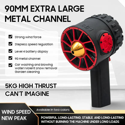 Electric Leaf and Waste Blower - Super Power + Battery and Charger